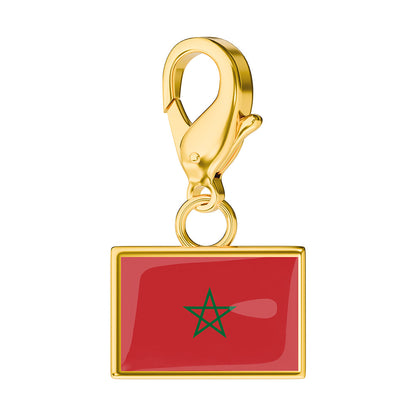 Flag & Map Charms Set